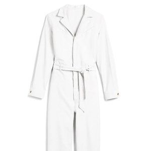 Karla Welch x Express White Denim Jumpsuit/Coveralls